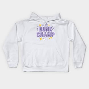 Dunk Champ Court Purple University Gold Kids Hoodie